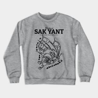 Sak Yant Thai Butterfly Crewneck Sweatshirt